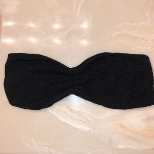 black lace bandeau